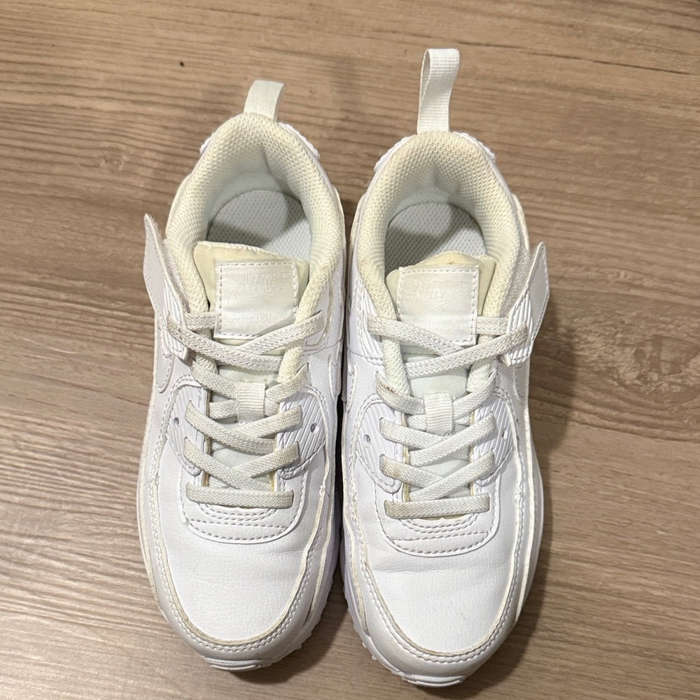 Nike Air Max Kids White Athletic Sneakers - Classic Everyday Shoes